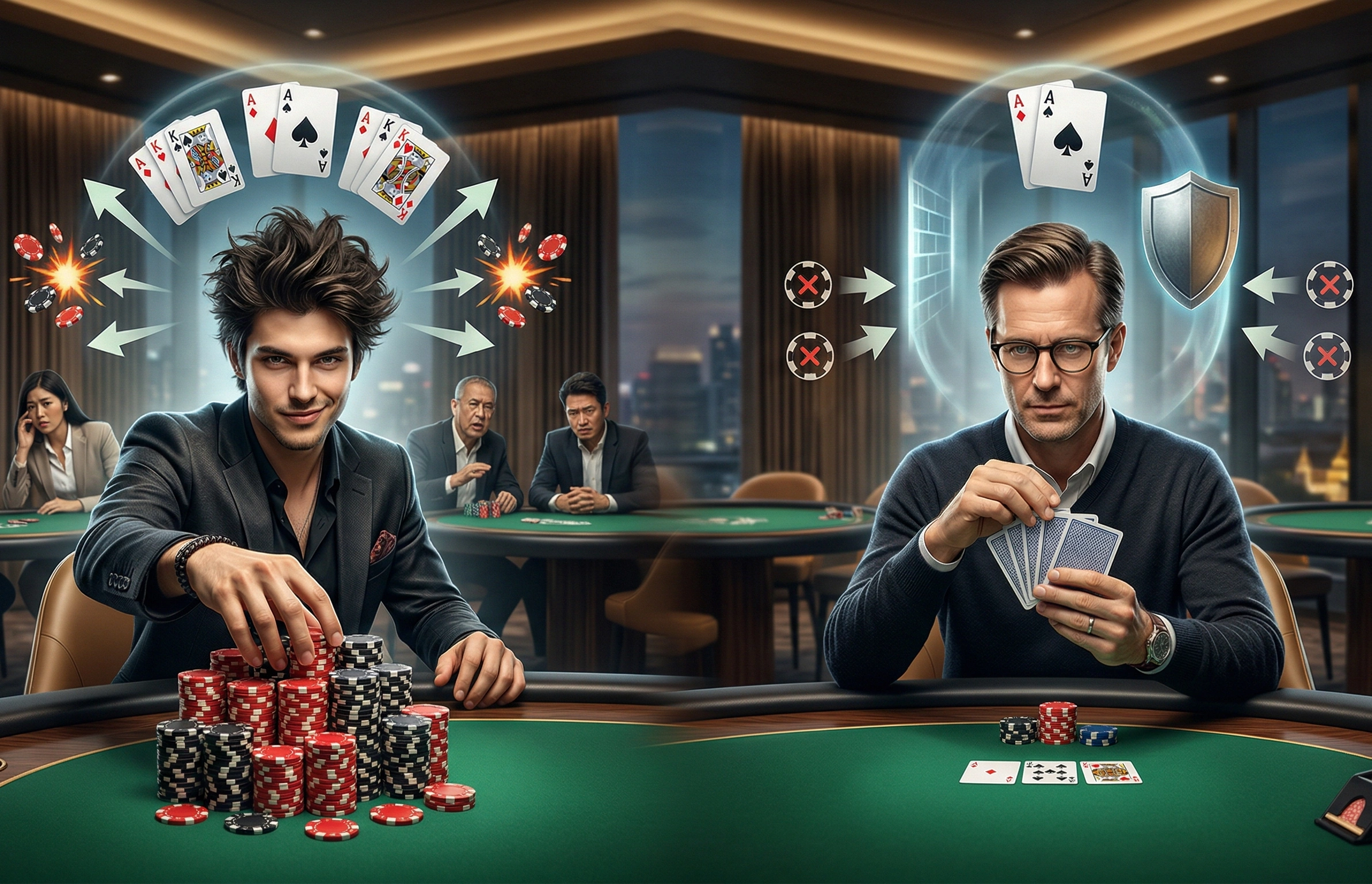 Poker Table Image คืออะไร? ใช้ภาพลักษณ์บนโต๊ะให้ได้เปรียบแบบผู้เล่นมือโปร